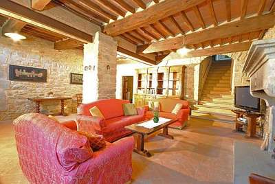 Interior of Villa Ruffignano Cortona Tuscany